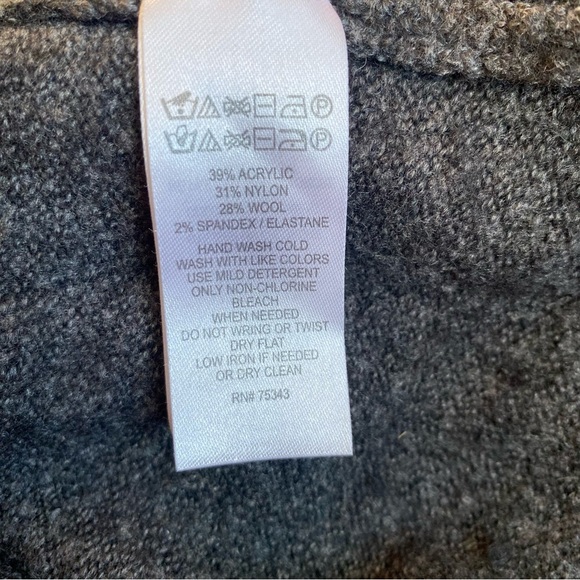 Cynthia Rowley sweater hearts soft wool blend sweater XL - Picture 9 of 10